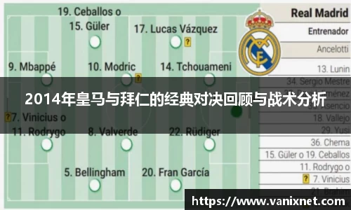 2014年皇马与拜仁的经典对决回顾与战术分析
